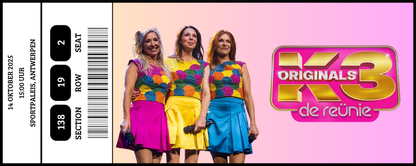 Full Color Ticket | K3 Reünie Originals