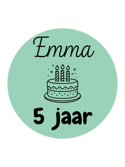 TRAKTATIE STICKER | TAART