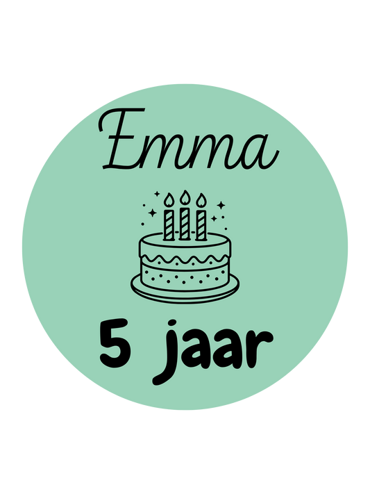 TRAKTATIE STICKER | TAART