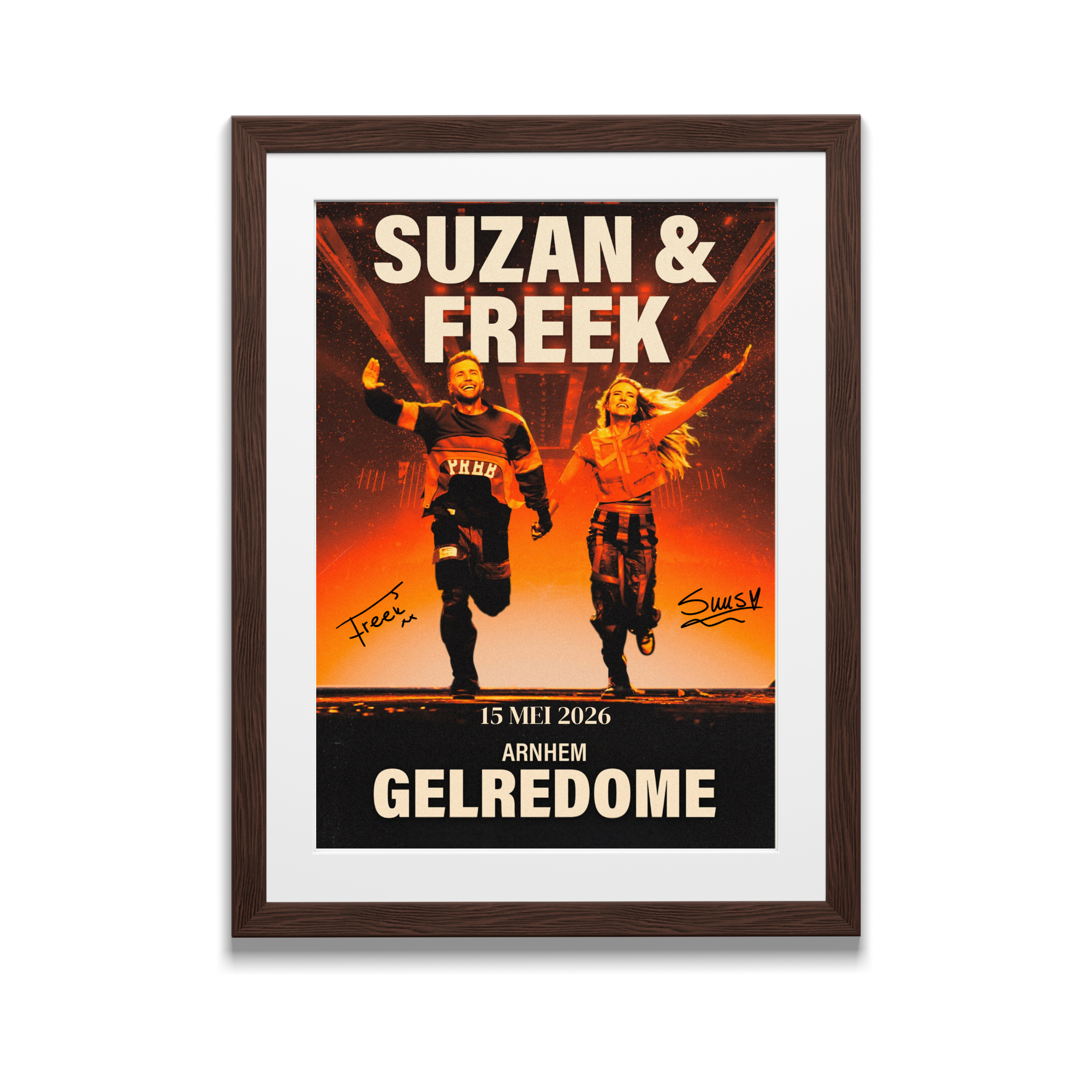 Full Color Poster | Suzan & Freek met handtekening
