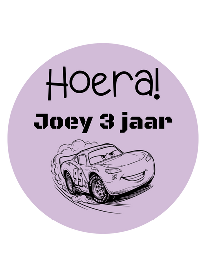 TRAKTATIE STICKER | CARS