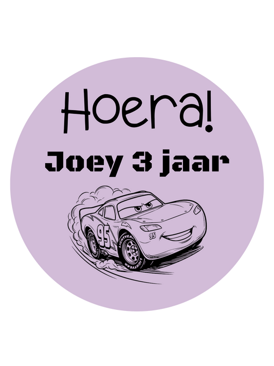 TRAKTATIE STICKER | CARS