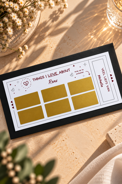 Foil Ticket | Valentijn | 6 Things I Love About