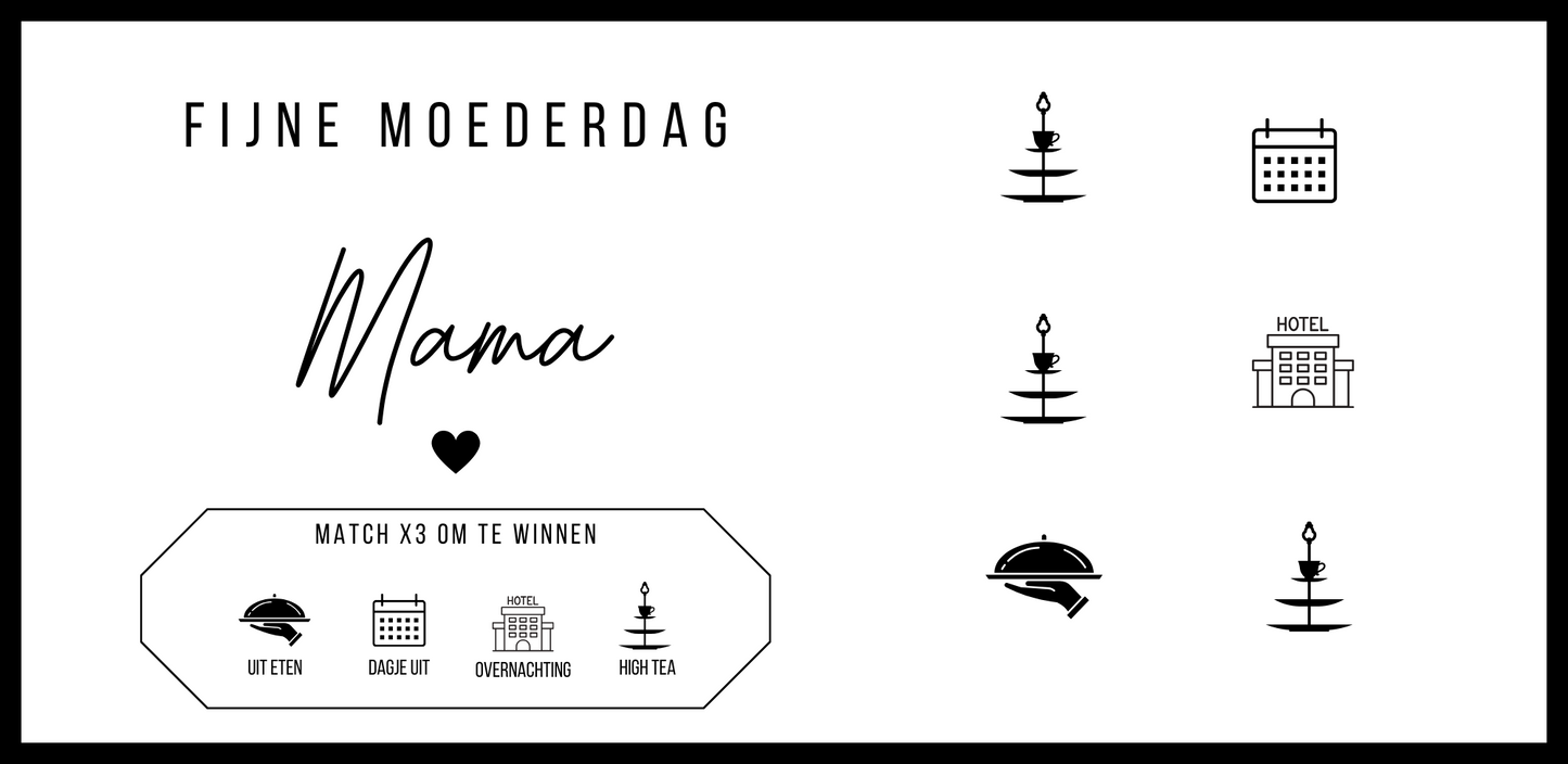 Foil Ticket | Moederdag
