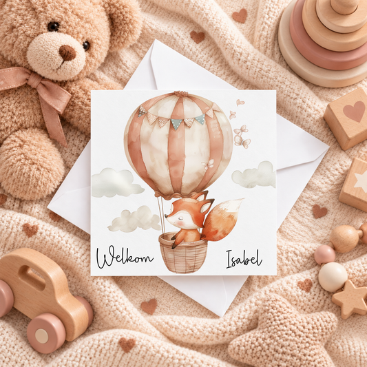 WENSKAART | WELKOM LIEVE 'NAAM'