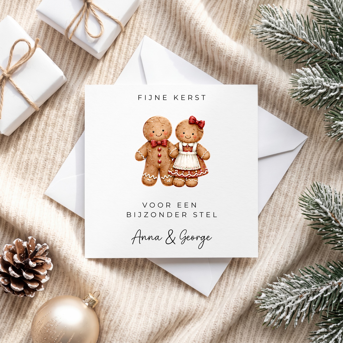 KERSTKAART | FIJNE KERST STEL