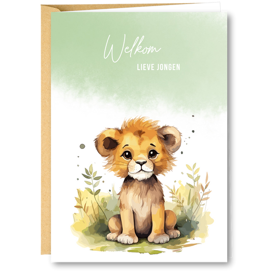 WENSKAART | WELKOM LIEVE JONGEN