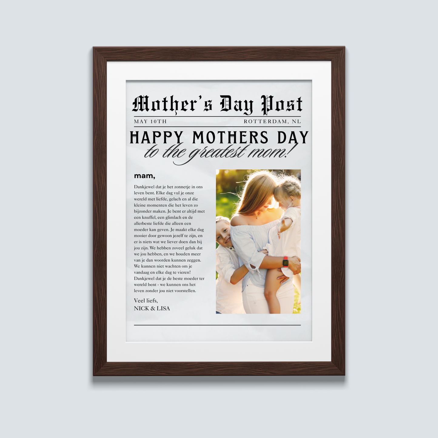 Moederdag Poster