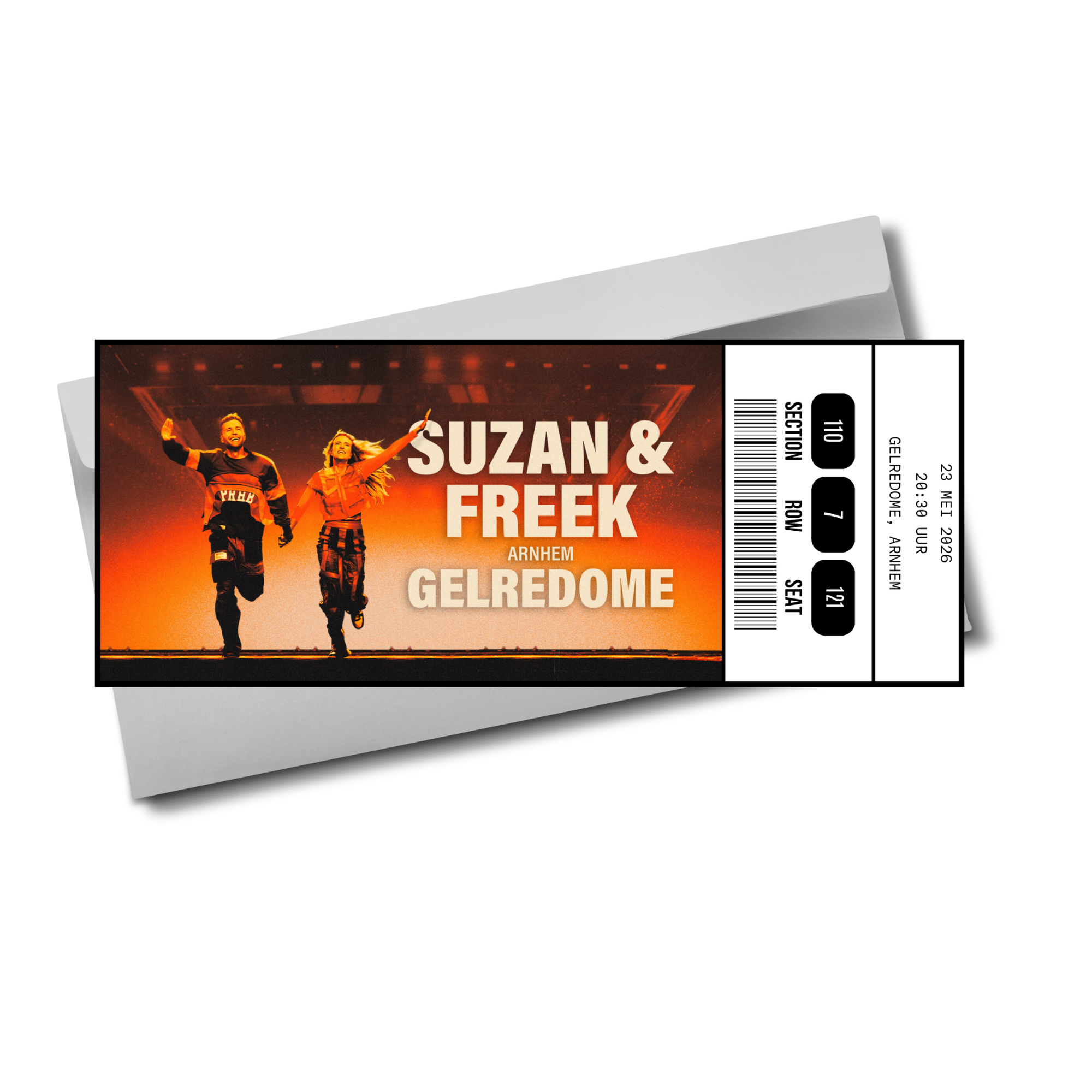 Full Color Ticket | Suzan & Freek