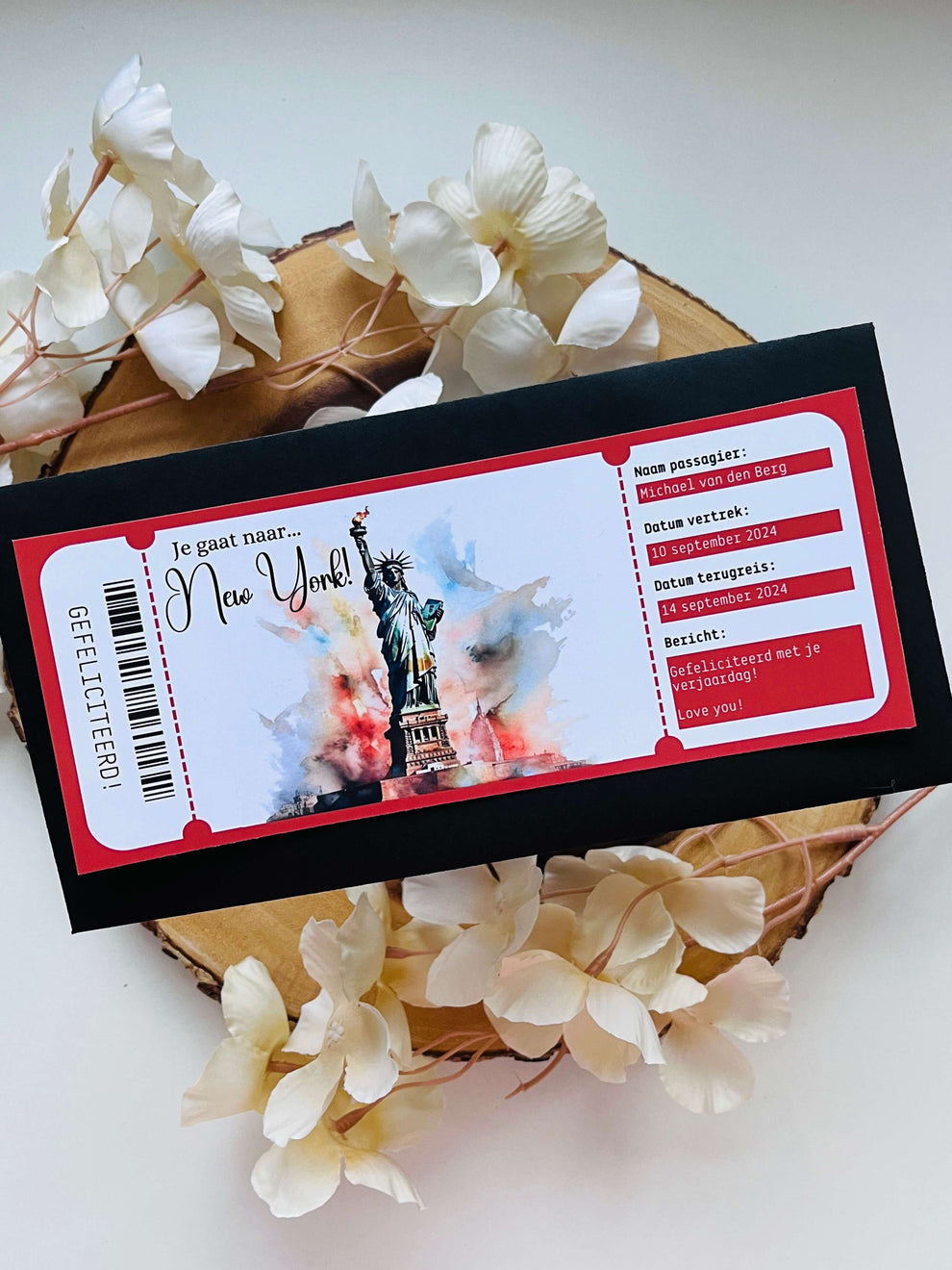 Full Color Gift Ticket | Stedentrip New York – The Crafty Studio