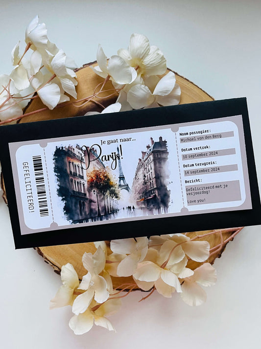 Ticket Stedentrip Parijs