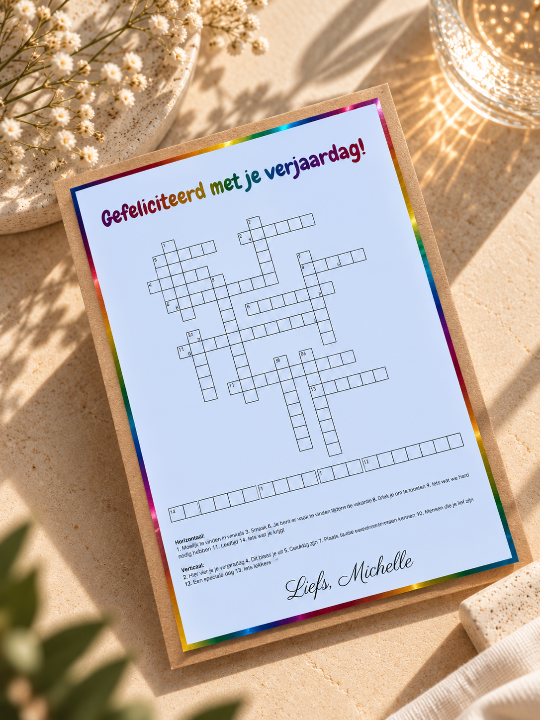 Foil Ticket | Kruiswoordpuzzel