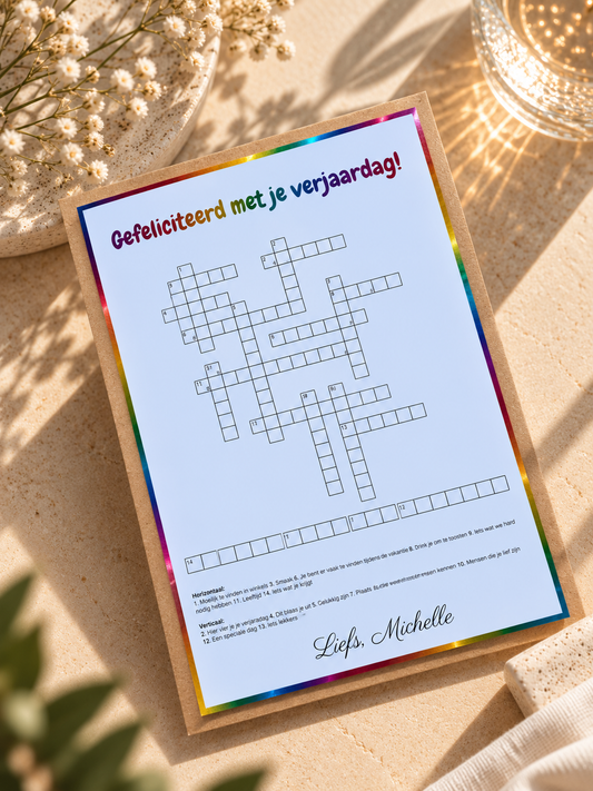 Foil Ticket | Kruiswoordpuzzel