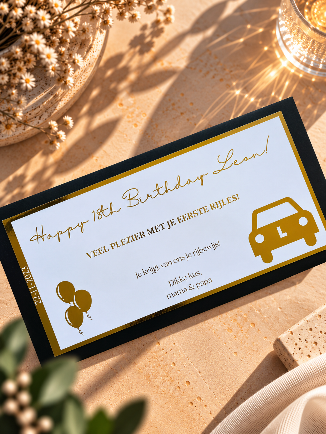 Foil Ticket | Rijlessen